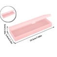 thumbnail image 1 of Dvruxg Small Plastic Case Clear Boxes Stationery Storage Case with Hinged Lid and Snap Closure for Crayon, Home Office Supplies, 1 of 4