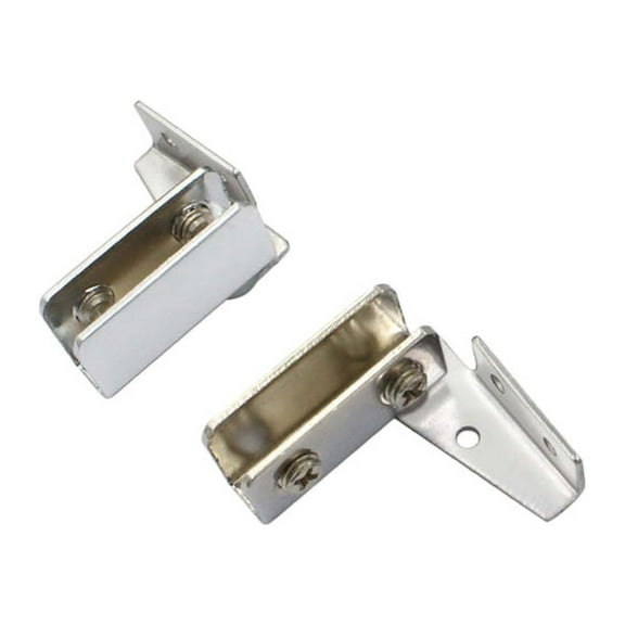 Dvruxg Stainless Steel L-Shaped Rotating Glass Hinge - Smooth Swivel, Stylish and Durable for Glass Doors and Panels