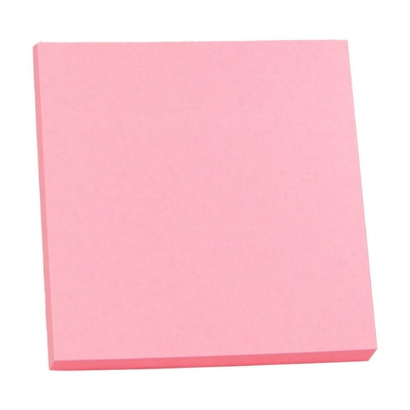 Dvruxg Sticky Notes 3x3 Inches, Self-Stick Pads, Easy to Post for Home, Office, Notebook(Pink)
