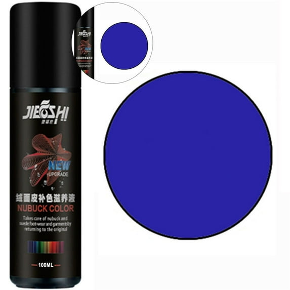 Dvruxg Suede Color Restorer Kit for Shoes, Boots, Bags & Jackets – Faded Color Repair Spray with Applicator, Waterless Leather Cleaner