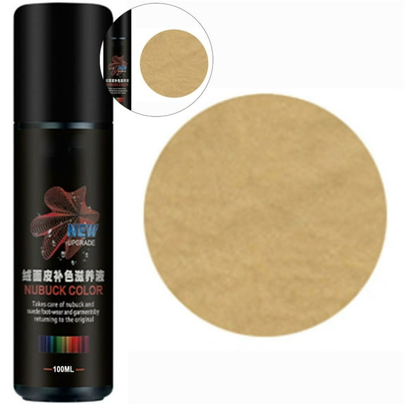 Dvruxg Suede Color Restorer Kit for Shoes, Boots, Bags & Jackets – Faded Color Repair Spray with Applicator, Waterless Leather Cleaner