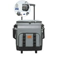 thumbnail image 1 of Dvruxg Telescopic Handle Rolling Cooler Bag - Large Capacity 12L Insulated Picnic Box with Wheels for Outdoor Use(Gray), 1 of 4