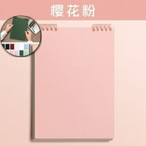 Dvruxg Top Bound Spiral Notebook, A5 Size Thick Plastic Hardcover Ruled Paper 60 Sheets Journal for Office Supplies