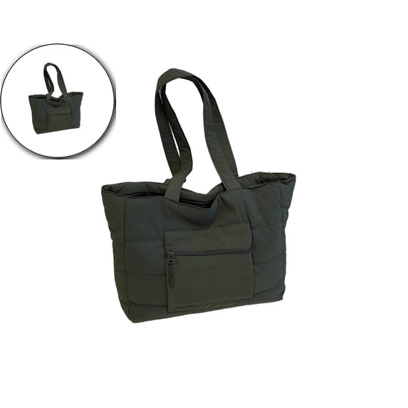 Dvruxg Tote Bag for Women, Single Shoulder Handbag, with Partition and Zipper Ladies Handbag, Suitable for Travel, Work Sport