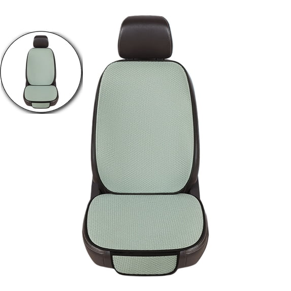 Dvruxg Ventilated Car Seat Cushion with Backrest – 24.4x19.7 Inch Breathable Cooling Summer Pillow, Gauze & Sponge Seat Cushion for All Seasons – Comfortable, Pressure Relief Car Seat Set