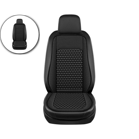 Dvruxg Ventilated Car Seat Cushion with Backrest – 44x19.3 Inch Cooling Summer & All Seasons Seat Pillow, Breathable Gauze & Sponge Cushion for Cars, Office & Home Use