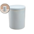 thumbnail image 1 of Dvruxg Wastebasket Trash Can - Desktop Mini Plastic Waste Garbage Can with Lid, Countertop Trash Bin Table Waste Paper Basket Round Small Trash Can for Office Bathroom Bedroom, 1 of 6