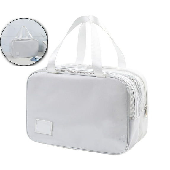 Dvruxg Waterproof Toiletry Bag with Dry Wet Separation – Large Capacity Travel Dopp Kit for Men & Women – Portable Shower Kit Organizer for Business Trips, Gym