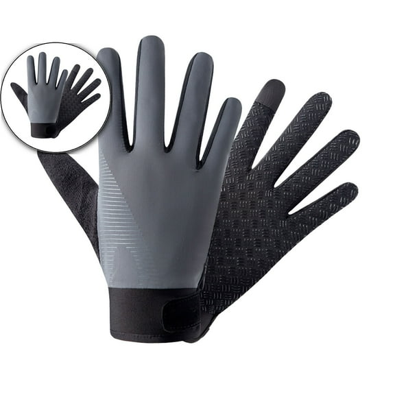 Dvruxg Workout Gloves for Men Women, Breathable Weightlifting Glove, Comfortable Gym Gloves for Exercise, Training, Pull ups(Gray)