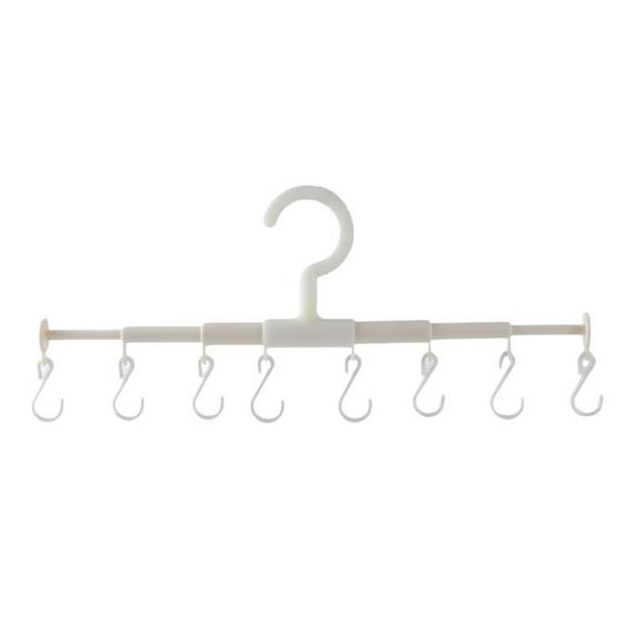 Dvumao Organizer for Laundry Room, Telescopic Coat Hanging Rack Organizer Multifunctional Storage Rack Cabinet Underwear Tie Dormitory Student Multifunctional Hooks, Mom Gifts