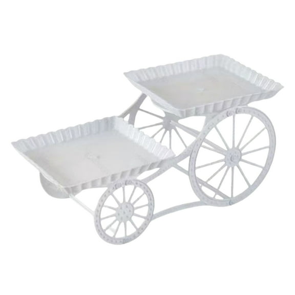 Dvumao Organizers and Storage, 2 Tiers Dessert Stand Dessert Display Rack Fruit Holders For Weddings Birthdays Party Home, Mom Gifts