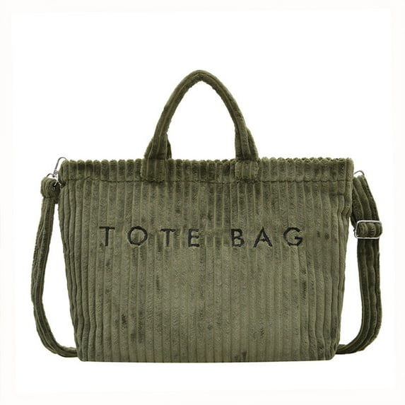 Dvumao Large Canvas Tote Bag for Women – Lightweight 17” Shoulder Handbag with Zip Pocket, Adjustable Strap