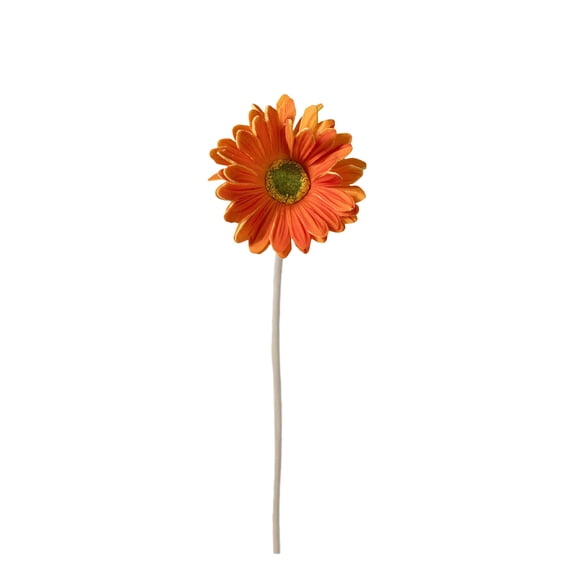 Dvumao 15 in Artificial Gerbera Daisys Flower, Faux Flower for Vase and Wedding, Bendable Silk Flower