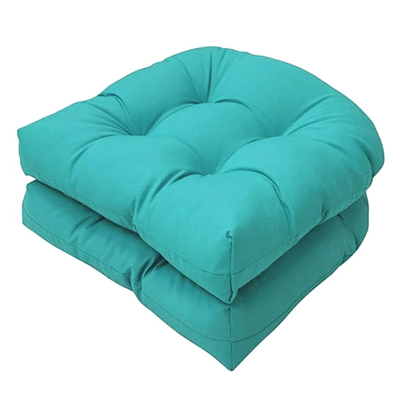 Dvumao 2 Pack 19x19 Inch Garden Chair Cushion, Rattan Chair Seat Cushion for Patio, Machine Washable