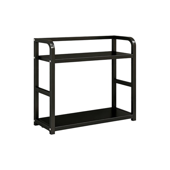 Dvumao 2-Tier Kitchen Spice Rack, Metal Countertop Organizer Shelf for Condiments, Oils, and Cans, Storage Stand