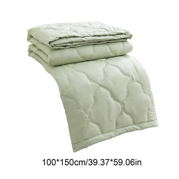 Dvumao 39x59 Inch Summer Quilt Cooling Blanket, Soft Lightweight Air Conditioning Quilt, Breathable Bedspread for Single Bed, Dorm, Sofa