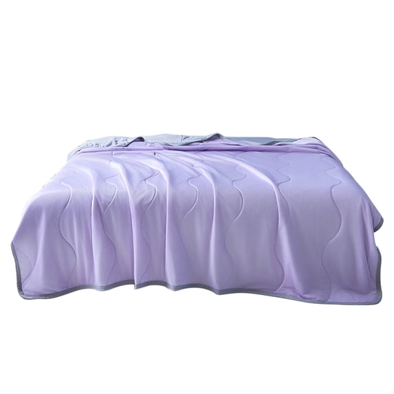 Dvumao 39x59 Inch Summer Quilt Cooling Blanket, Soft Lightweight Air Conditioning Quilt, Breathable Bedspread for Single Bed, Dorm, Sofa