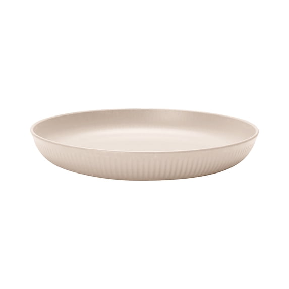 Dvumao 4 Pcs 8.9 Inch Whea-t Straw Dinner Plates - Microwave And Dishwasher Safe, Sturdy Plastic Dinner Plates