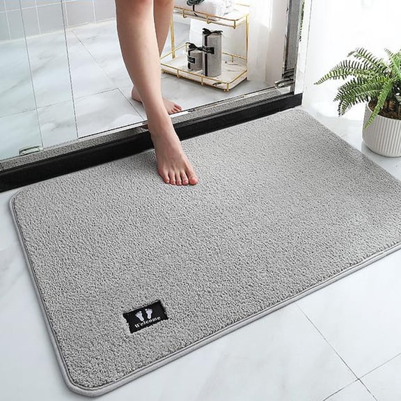 Dvumao Bathroom Accessories, Home Summer Carpet Front Door Carpet Super Absorbent Drying Rubber Backing Non-slip Floor Mat Washable Super Soft Bathtub Carpet Bathroom Carpet, Mom Gifts