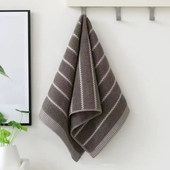Dvumao Bathroom Towels, Towel Thickened Soft Absorbent Plain Color Household Wash Face Gift Towel, Birthday Gifts