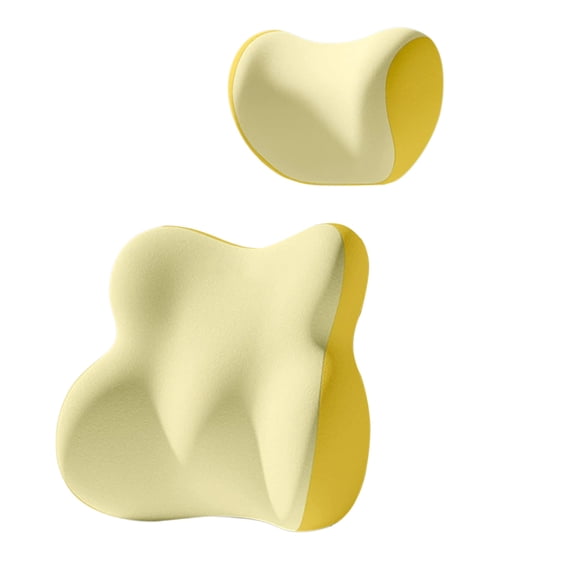 Dvumao Bedding Accessories, Car Headrest Lumbar Cushion Set Colorful Lumbar Cushion Backrest Driving Seat Car Lumbar Support Neck Pillow, Women Gifts