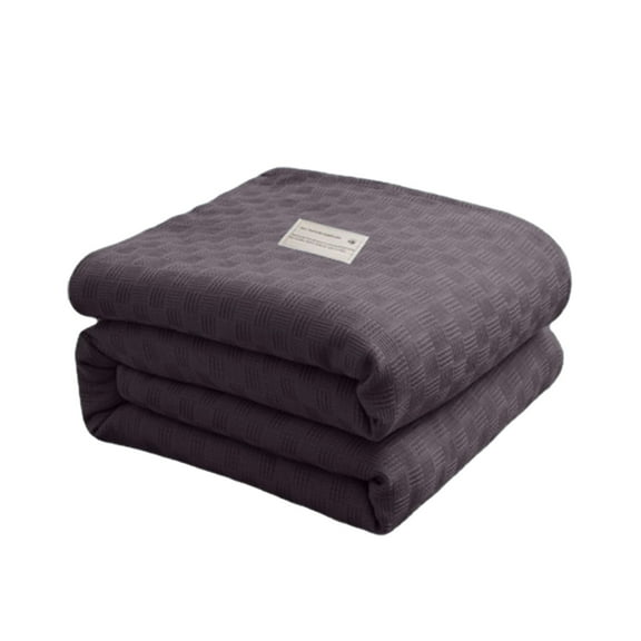 Dvumao Blankets for Bed Clearance, Cotton Bed Blanket Twin Cotton Thermal Blanket Lightweight Bed Throw Breathable Soft Comfortable Blanket For All Season, Birthday Gifts, 78.74x59.06 in