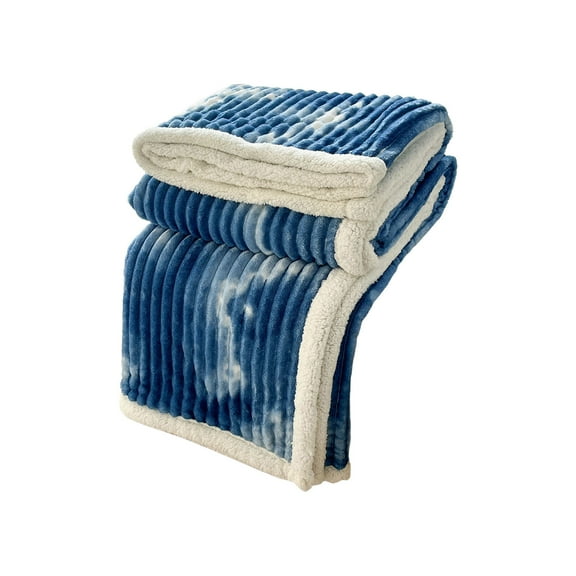 Dvumao Blankets and Throws, Double Layer Thickened Blanket Lamb's Wool Milk Fleece Blanket Cover Blanket Nap Flannel, Women Gifts