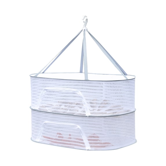 Dvumao Camping Supplies, Flat Clothes Drying Rack - Foldable Mesh Clothes Flat Drying Rack, Underwear Drying Cage, Women Gifts
