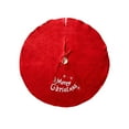 thumbnail image 1 of Dvumao Christmas Tree Skirt Red Merry Christmas Deer Snowflake, 1 of 8