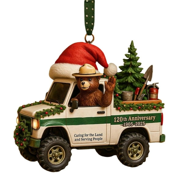 Dvumao Christmas Ornaments, Forest Service 120th Anniversary Edition, Women Gifts