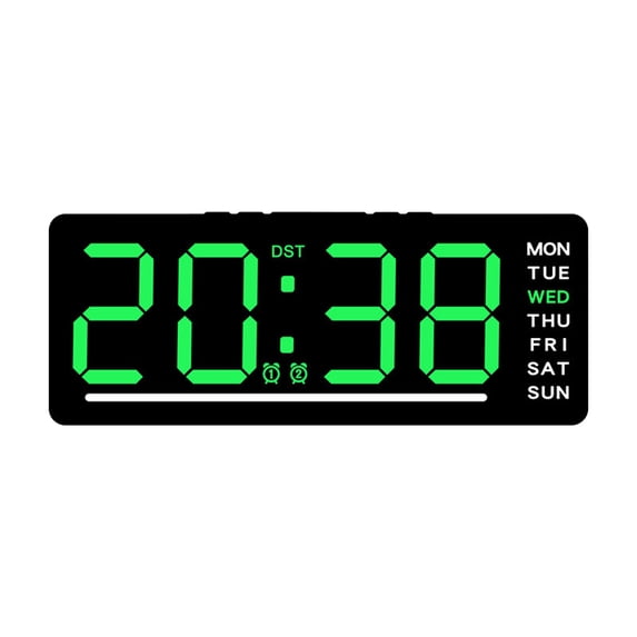 Dvumao Classroom Supplies, Electronic Clock Multi Functional Digital Alarm Clock Date Temperature Display LED Clock, Gift for Teacher