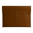 thumbnail image 1 of Dvumao Classroom Supplies, Leather File Bag Briefcase Business Folder Storage Material Bag Contract Thickened Waterproof Portable File Bag, Gift for Friend, 1 of 5