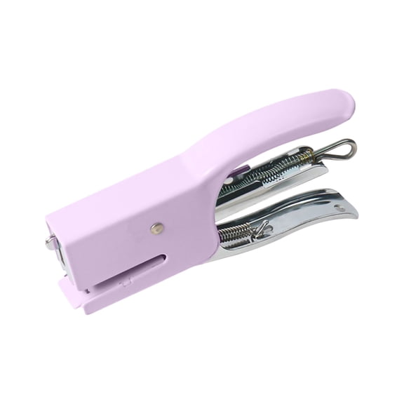 Dvumao Classroom Supplies, Macaroon Coloured Metal Hand Gripped Stapler 10 Gauge Labour Saving Stapler Small Office Stapler Comes With Box Of Staples, Gift for Student