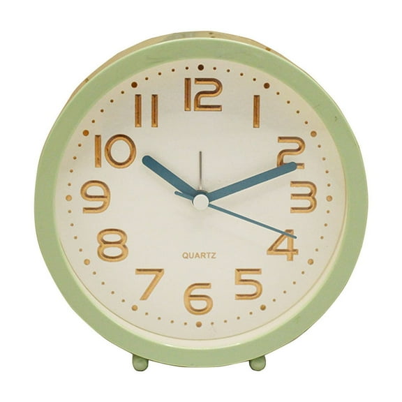 Dvumao Classroom Supplies, Primary School Student Alarm Clock Student's Clock Bedside Simples Small Alarm Clock Desk Clock Jump Seconds Not Silent, Gift for Student