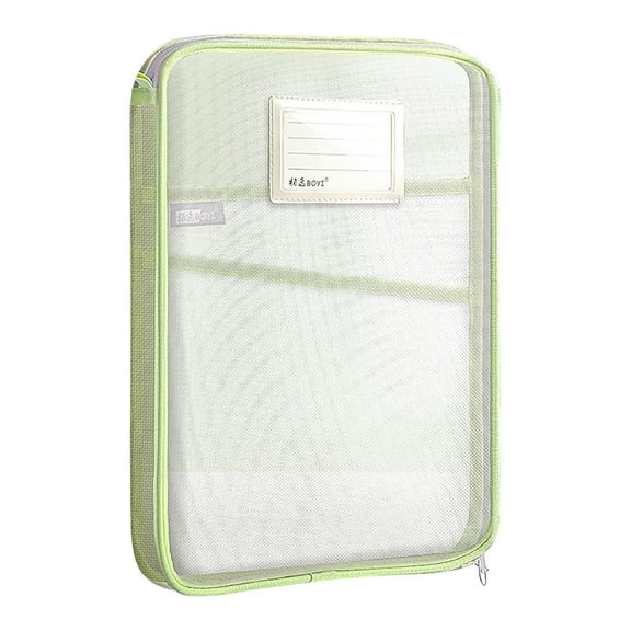Dvumao Classroom Supplies, Transparent Storage Bag Student A4 Book File Bag Mesh Classification Homework Storage Bag Transparent Handheld Exam Paper Tutoring Storage Bag, Gift for Friend