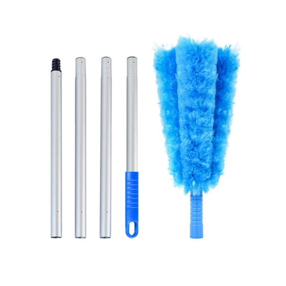 Dvumao Cleaning Supplies, Dusters for Cleaning,Microfiber Duster with Extension Pole,Washable Bent Head Ceiling Fan Duster,with Extension Pole 47in for Cleaning for Cleaning Ceiling, Mom Gifts