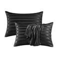 thumbnail image 1 of Dvumao Couch Pillows Clearance, Pcs Emulation Silk Satin Pillowcase Comfortable Cover Pillowcase For Bed Hair Beauty Covers, Birthday Gifts, 1 of 6