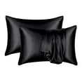 thumbnail image 1 of Dvumao Couch Pillows Clearance, Pcs Emulation Silk Satin Pillowcase Comfortable Cover Pillowcase For Bed Hair Beauty Covers, Gift for Friend, 1 of 8