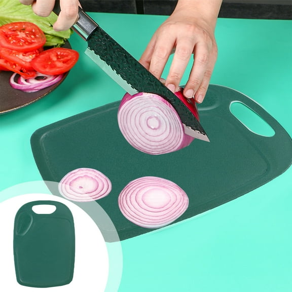 Dvumao Cutting Boards for Kitchen, Plastic Cutting Boards For Kitchen Dishwasher Safe Double-sided Extra Large Cutting Board For Meat Easy Grip Handle Non-Slip With Grinding Area, Gifts for Men