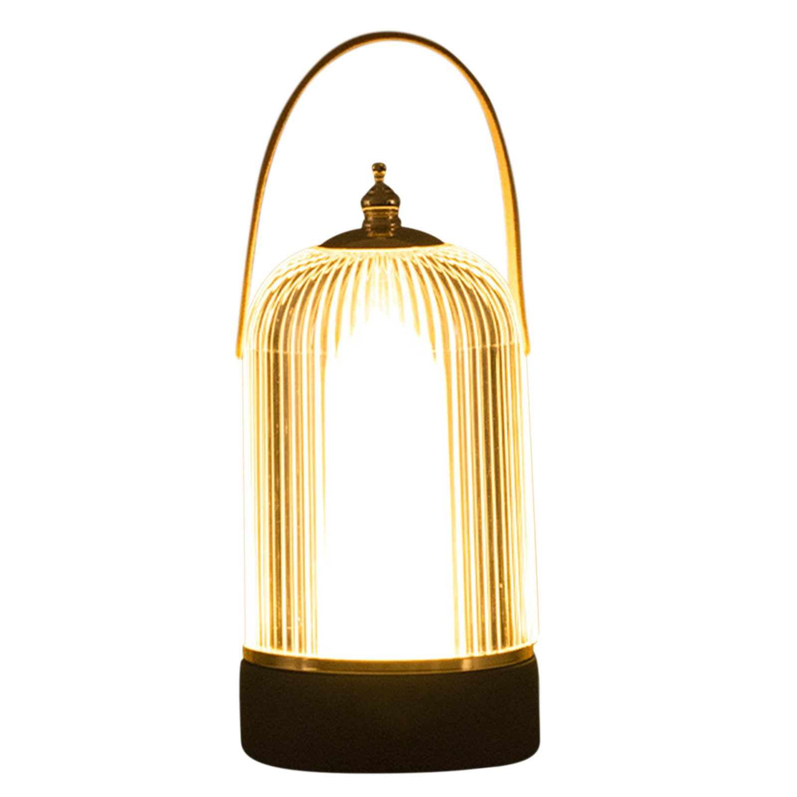 Dvumao Desk Lamps Portable Wireless Birdcage Table Lamp Dimmable