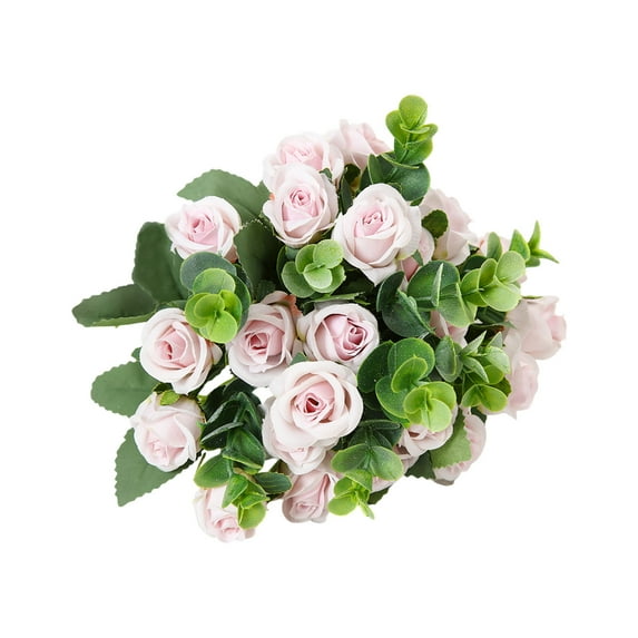 Dvumao Dining Decor, Artificial Flowers Fake Flowers Simulation Bouquet Yasi Roses Home Living Room Decorative Flowers Wedding Gardening Arrangements Simulation Flowers, Women Gifts