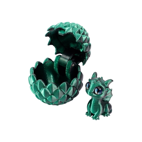 Dvumao Easter Decor, Easter Hatchable Dragons Egg Toy Assembly Colorful Dragons Figurine Gift For Kids Teens Adults Holiday Joys Play Collectible, Easter Decor