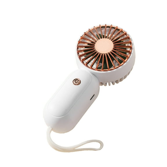 Dvumao Fans for office, Handheld Convenient Storage Fast Charging Large Capacity Built-in Battery Silent Pocket Mini Travel Portable Fan, Man Gifts