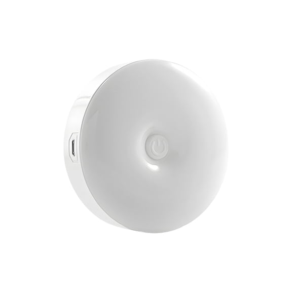 Dvumao Garden Decor, Button Style LED Wall Light Luxurious Circular Bedside Lamp Suitable for Bedroom Hallway Household Use, Mom Gifts