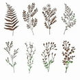 thumbnail image 1 of Dvumao Reusable Flower Stencils Set – 8-Piece PET Floral Painting Templates for Walls, Wood, Crafts, 1 of 6