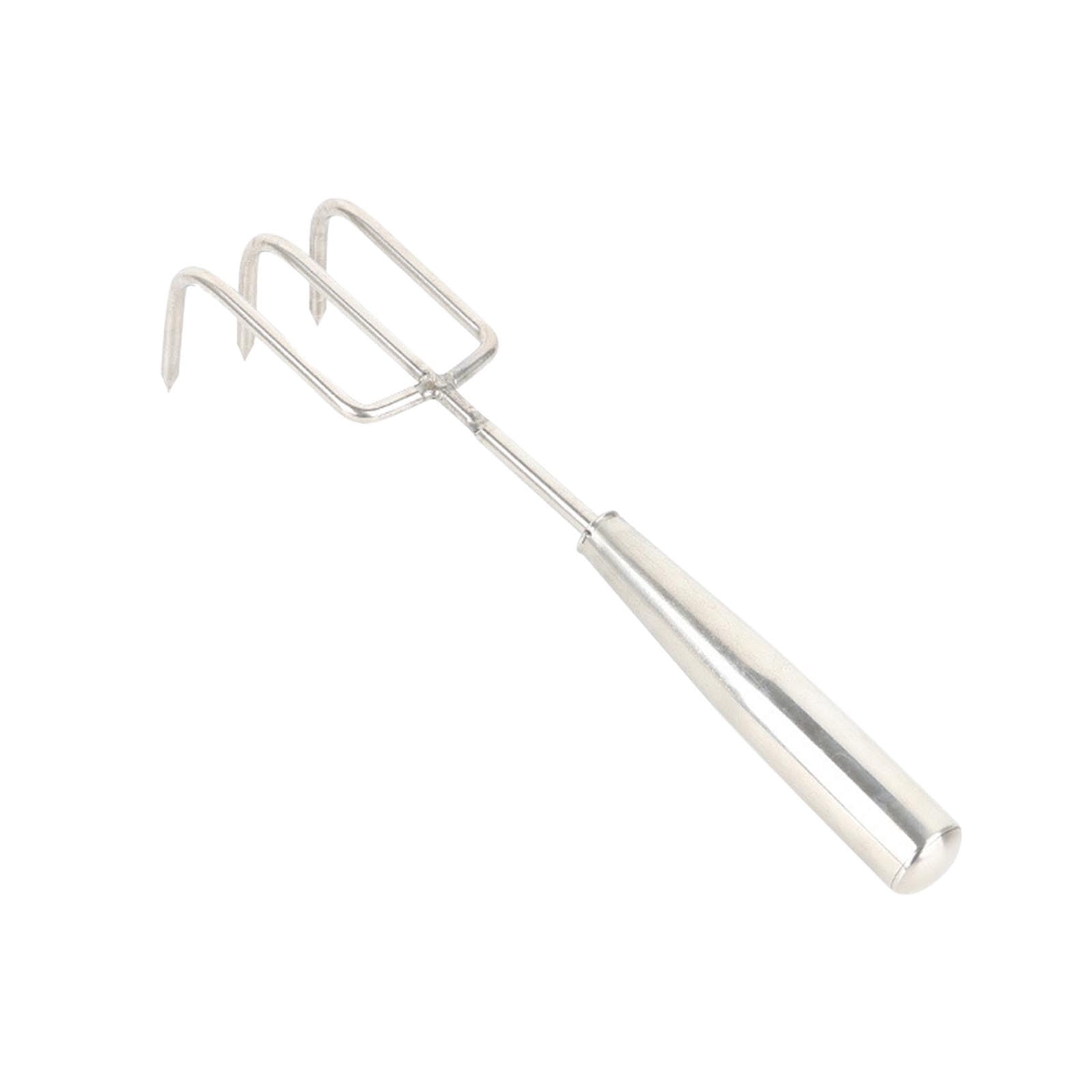 Dvumao Garden Tools, Stainless Steel Small Rake with Integrated Welding ...