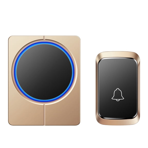 Dvumao Home Appliances, Doorbell Wireless Home Battery Model All Use Battery Non Plug in Wireless Doorbell One Drag No Plug In, Mom Gifts
