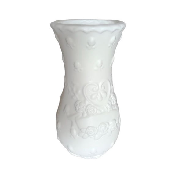 Dvumao Home Decor, 1.3L European Style Rose Flat Mouth Vase, Gifts for Man