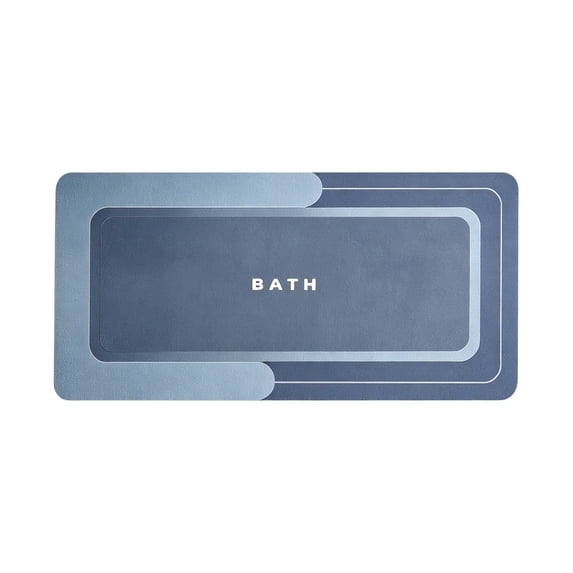 Dvumao Home Decor, 16x47in Bath Mat Rug Runner Long Bathroom Mat Non Slide Absorbent Stain Resistants Quickly Dry Thin Bathroom Rug For Bathroom Floor Bathtub Vanity Bathmat