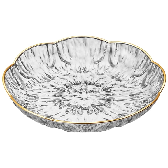 Dvumao Home Decor, 9.45inches / 24cm Fruit Plates exquisite household plates Living Room Coffee Table Candy Plates Upscale Snack Plates Placement Plates, Man Gifts